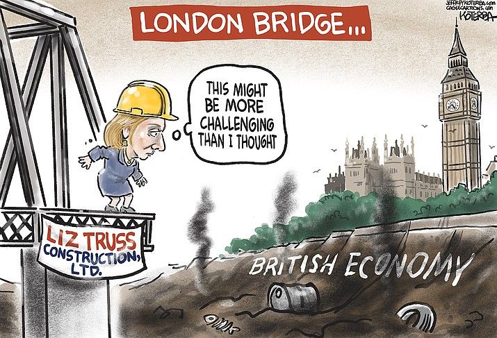 Truss economy cartoon