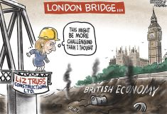 Truss economy cartoon