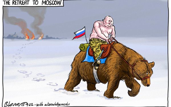 Retreat to Moscow cartoon