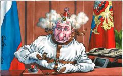Putin reaction cartoon