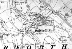 Salterforth map 1914 pre New Road
