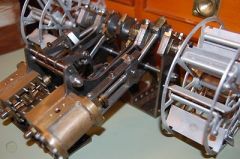 Model paddle steamer engine