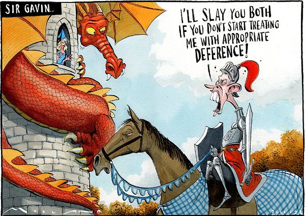 Sir Gavin cartoon