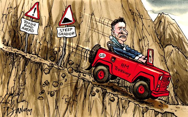 Hunt budget cartoon