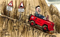 Hunt budget cartoon