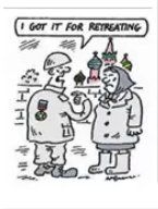 Telegraph cartoon about Russian retreat from Kherson
