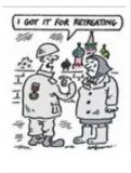 Telegraph cartoon about Russian retreat from Kherson