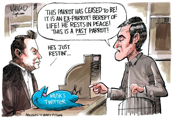 Twitter cartoon