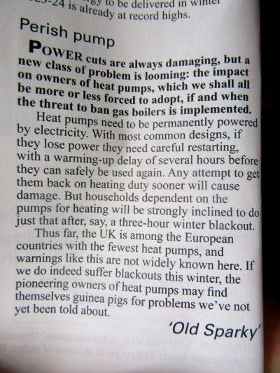PE article on heat pumps