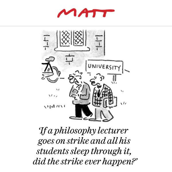 Matt strike cartoon