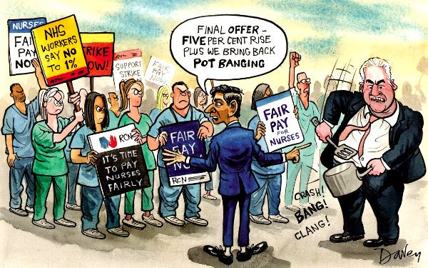 Nurses pay cartoon