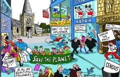 Jesus saves cartoon