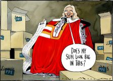 Lady Mone Cartoon
