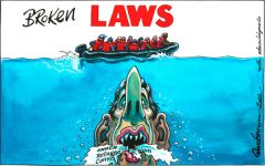 Sunak immigration cartoon