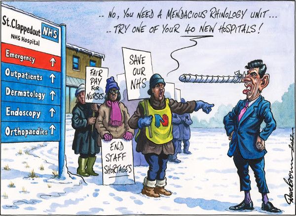 Sunak strike cartoon