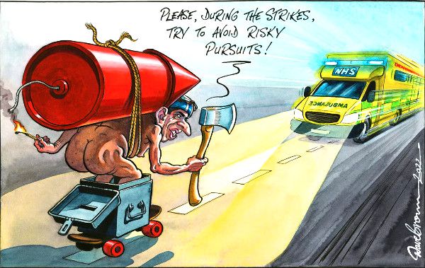 Sunak risk cartoon