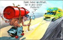 Sunak risk cartoon
