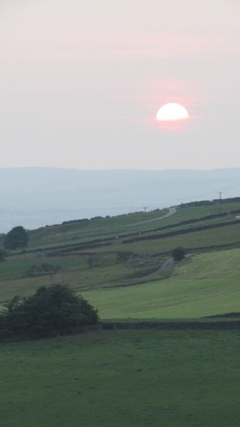 Harden sunset
