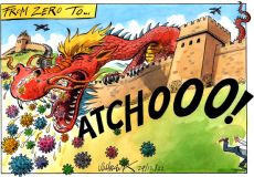 Chinese Covid Cartoon