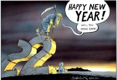 New Year cartoon