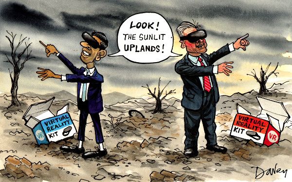Political promises cartoon