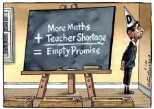 Sunak maths promise cartoon