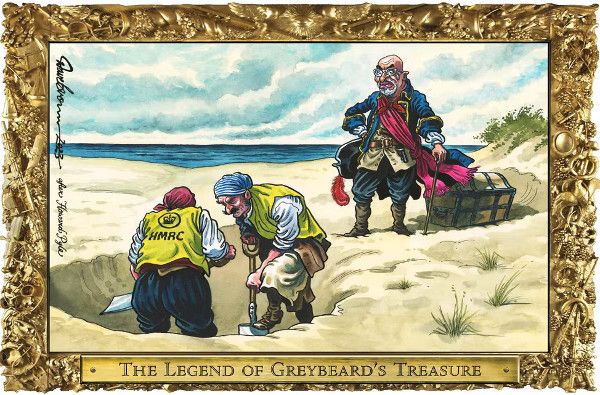 lost tax cartoon
