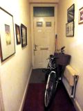 Bikes in hall
