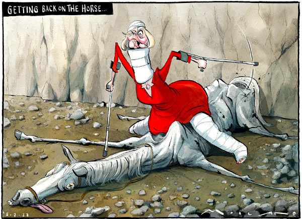 Truss come back cartoon
