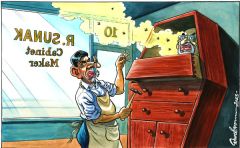 Sunak cabinet cartoon