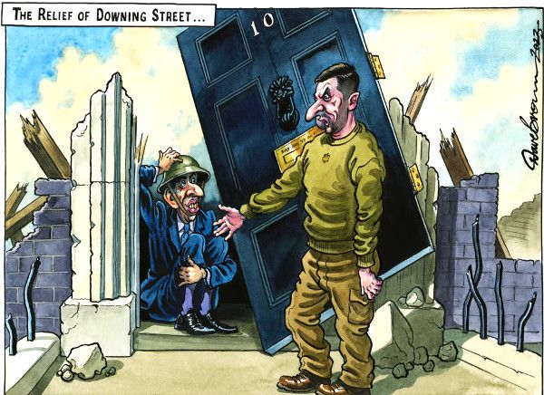 Sunak Zelensky cartoon