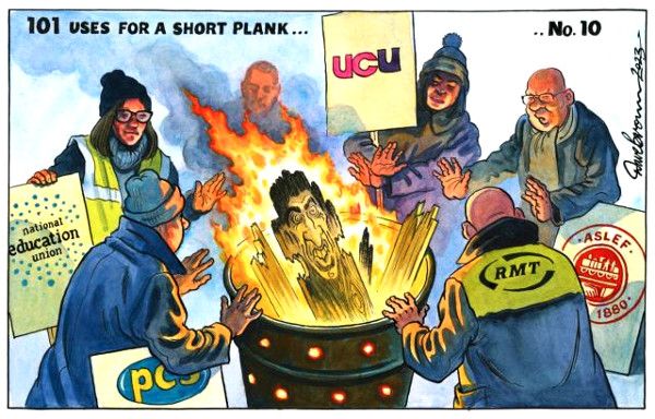 Sunak strikes cartoon
