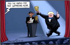 Sunak v Boris cartoon