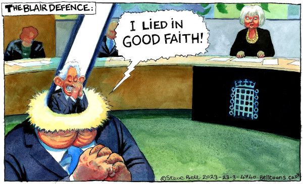 Blair defence cartoon