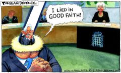 Blair defence cartoon