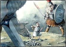 Zelensky v Putin cartoon