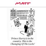 Matt cartoon Harry Visit