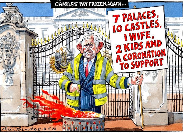 Charles pay freeze cartoon