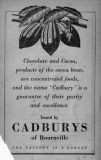 Cadbury ad from a 1940s Pelican paperback book