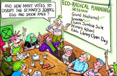 protest cartoon