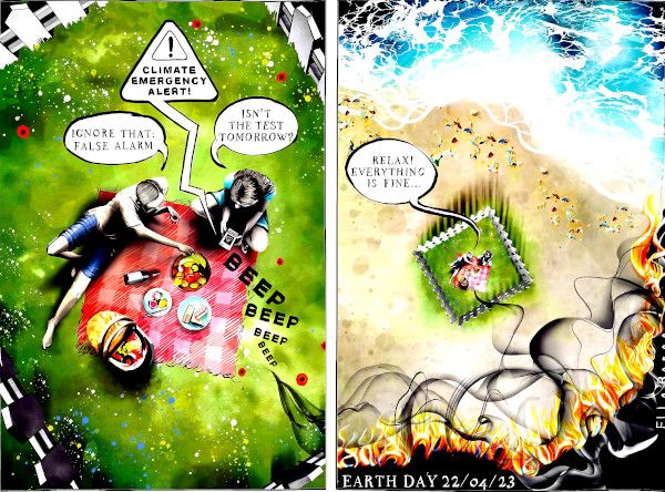 Earth Day cartoon