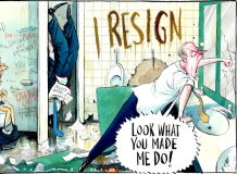 Raab resignation cartoon