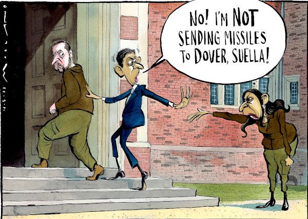 Sunak Suella cartoon