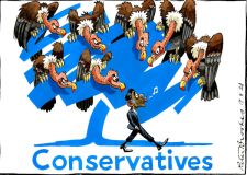 Sunak Vultures cartoon