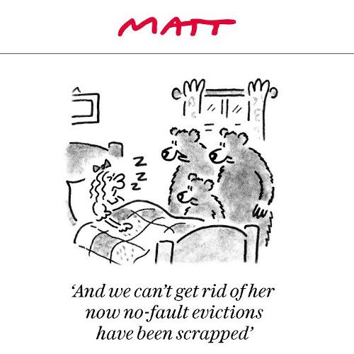 Matt eviction cartoon
