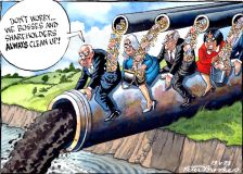 Water company cartoon