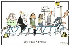 Sunak Bank Holiday cartoon