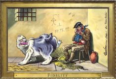 Sunak v Johnson cartoon