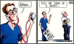 Doctors strike cartoon