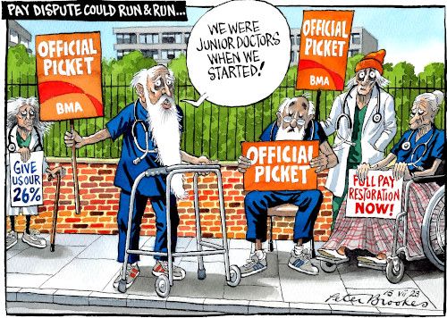 Doctor's strike cartoon